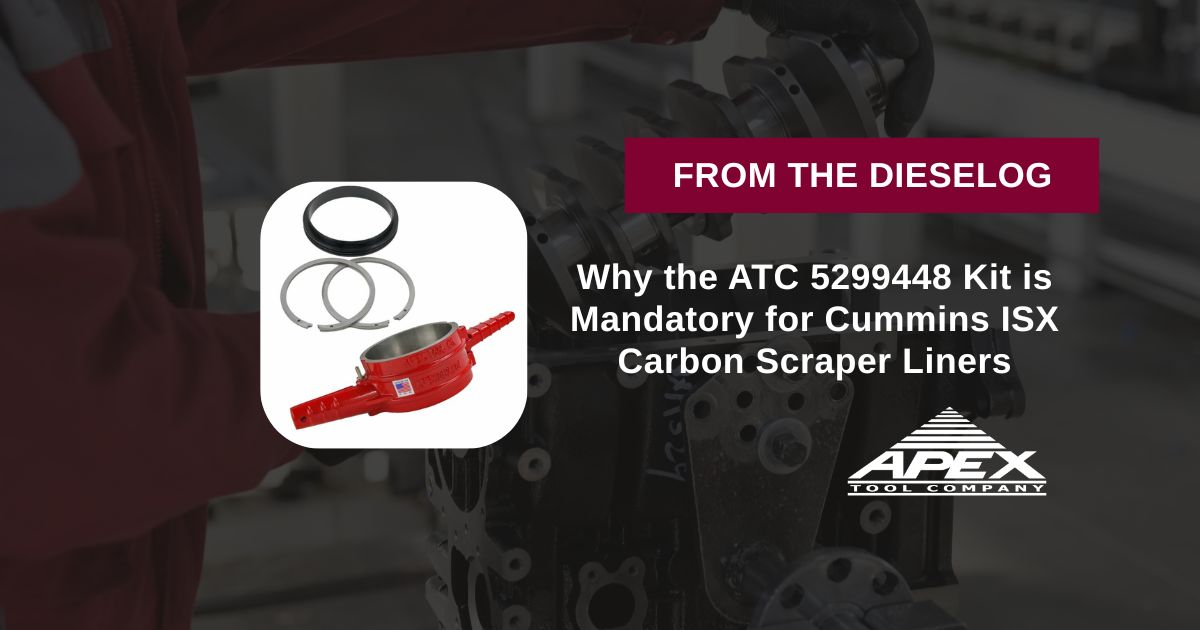 ATC 5299448 Cummins ISX QSX Anti Polishing Ring and Piston Ring Compressor Kit components